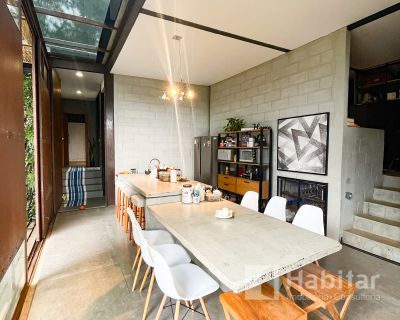 Casa com estrutura metálica 