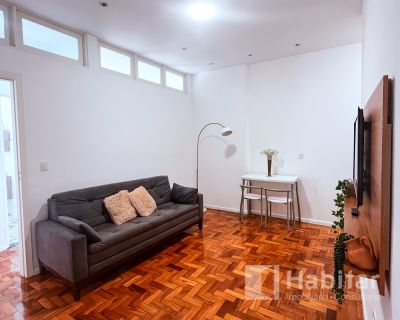 Apartamento mobiliado no centro