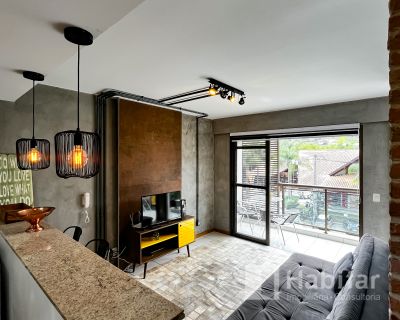 Apartamento mobiliado em condomínio 